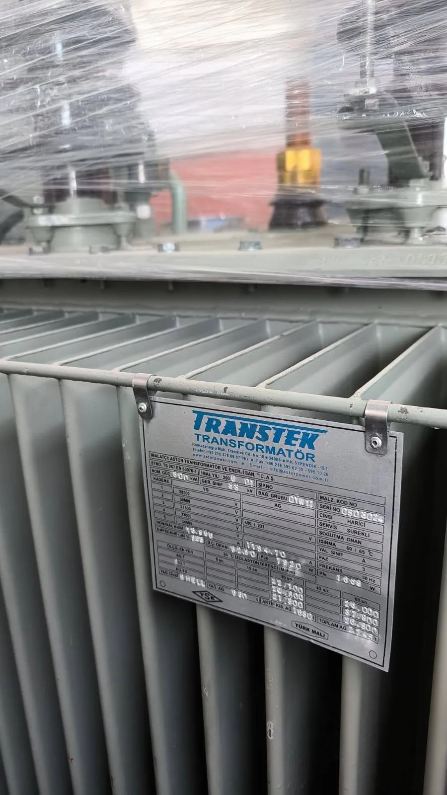 800 kVA CU+AL TransTek Sargı 2.El Trafo